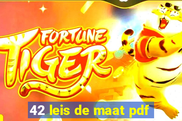 42 leis de maat pdf